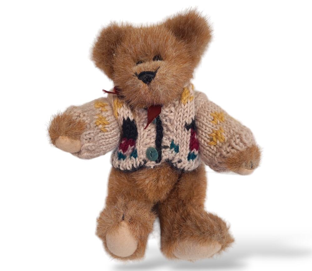 Boyds Bears Archive Collection Wilson Bear Golden Teddy Award Winner Articulated